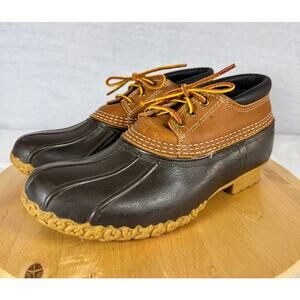 LL Bean Boots Gumshoes 3 Eyelet Men Size 8--Excellent Condition